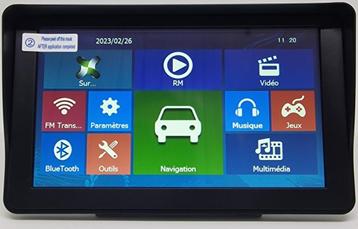 GPS Voiture 9' Pouces Camping-Car-,UE Carte Europe BLUETOOTH disponible aux enchères