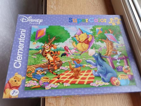 Puzzel Clementoni Super Color Winnie de Poeh 150 stuks, Kinderen en Baby's, Speelgoed | Kinderpuzzels, Zo goed als nieuw, Ophalen of Verzenden