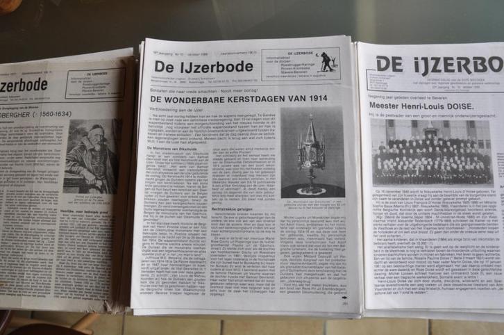 De Ijzerbode maandblad heemkunde Roesbrugge Proven Beveren K, Boeken, Geschiedenis | Stad en Regio, Gelezen, Ophalen
