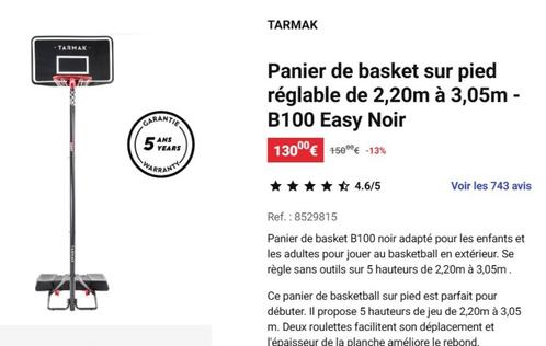 Panier de basket, Sport en Fitness, Basketbal, Gebruikt, Ring, Bord of Paal, Ophalen