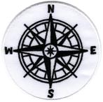 Kompas Compas stoffen opstrijk patch embleem, Motos, Accessoires | Autocollants