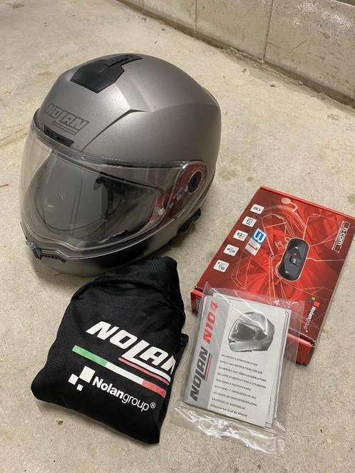 Nolan N104 Classic N-Com motorhelm, maat XL + intercom!, Motoren, Kleding | Motorhelmen, Heren, Systeemhelm, XL, Nolan, Tweedehands