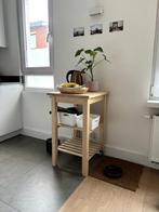 IKEA BEKVÄM roltafel keuken, Comme neuf, Brun, 50 à 100 cm, Enlèvement