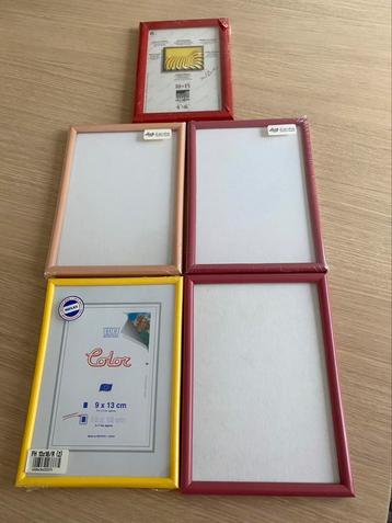 Set van 5 nieuwe fotolijsten, Audio, Tv en Foto, Fotografie | Fotolijsten, Ophalen of Verzenden, Nieuw