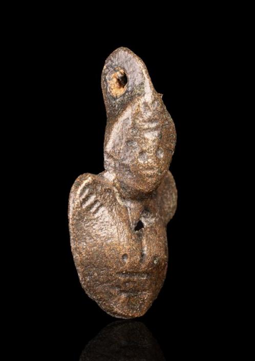 Oud-Romeins Bronzen Legendarische God Mars Hanger, Antiek en Kunst, Antiek | Brons en Koper, Brons, Ophalen of Verzenden