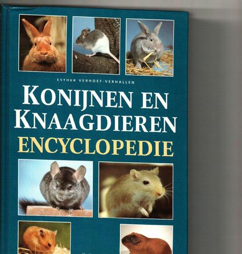 Konijnen en knaagdieren encyclopedie e.verhoef-verhallen 320, Livres, Animaux & Animaux domestiques, Comme neuf, Enlèvement ou Envoi