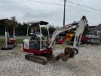 Mini pelle 1.5 Tonnes Takeuchi TB 016 attache rapide 2 bacs, Ophalen of Verzenden, Graafmachine
