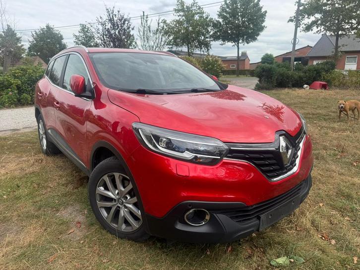 Renault kadjar, Auto's, Renault, Bedrijf, Kadjar, Trekhaak, Diesel, Stadsauto, 5 deurs, Handgeschakeld, Rood, Zwart, Stof, Voorwielaandrijving