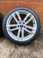 Jantes Audi A4 + pneus d'hiver d'origine, Pneus et Jantes, Véhicule de tourisme, 18 pouces, Enlèvement