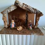 Kerststal met beeldjes, Diversen, Kerst, Ophalen, Gebruikt