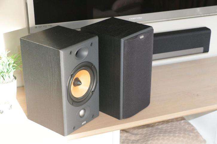 B&W DM601 S2 luidsprekers (set van 2), Audio, Tv en Foto, Luidsprekerboxen, Gebruikt, Front, Rear of Stereo speakers, 60 tot 120 watt
