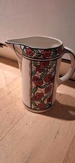 decoratieve keramieken kan met bloemenmotief, Antiek en Kunst, Ophalen