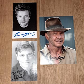 .Star Wars Autograph Lot: Ewan McGregor, Mark Hamill & Harri beschikbaar voor biedingen