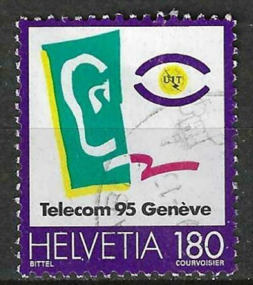 Zwitserland 1995 - Yvert 1486 - Telecom 1995 (ST), Timbres & Monnaies, Timbres | Europe | Suisse, Affranchi, Envoi