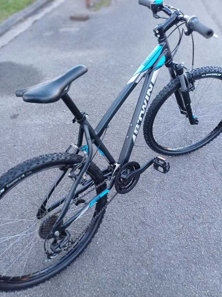 VELO VTT DECATHLON BTWIN ROCKRIDER 340, Fietsen en Brommers, Fietsen | Mountainbikes en ATB, Zo goed als nieuw, Ophalen