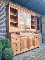 Teak buffetkast/vitrinekast GRATIS LEVERING, Ophalen, 200 cm of meer, Teakhout, 200 cm of meer