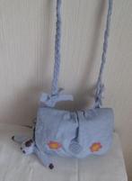 Kipling kleine schoudertas hemelsblauw en pastelkrijt + aap, Ophalen of Verzenden, Gebruikt, Blauw, Kipling