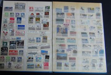 Postzegelalbum A4 (11) vooral Denemarken, vol