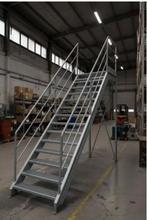 gegalvaniseerde zware stalen trap, Doe-het-zelf en Bouw, Ladders en Trappen, Ophalen, Gebruikt, Trap