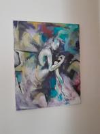 Abstract schilderij gesigneerd door Muller?, Ophalen