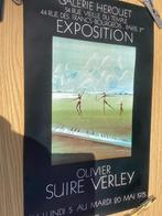 Affiche expostion Olivier SUIRE VERLEY 1975 Paris, Ophalen of Verzenden, A1 t/m A3, Overige onderwerpen, Rechthoekig Staand