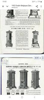 Oude Godin kachel, Huis en Inrichting, Kachels, Ophalen, Gebruikt, Overige brandstoffen, Vrijstaand