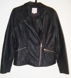 Perfecto veste simili taille 40 Clockhouse cuir look, Comme neuf, Noir, Taille 38/40 (M), Enlèvement ou Envoi