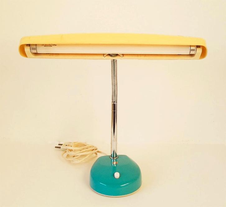 Lampe de bureau Vintage National FS 192E de 1969, Maison & Meubles, Lampes | Lampes de table, Utilisé, Moins de 50 cm, Synthétique