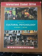 Cultural Psychology Steven J. Heine 3rd edition, Boeken, Ophalen of Verzenden, Zo goed als nieuw, Steven J. Heine, Overige onderwerpen