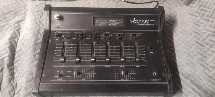 Vintage Vivanco MX740 Mengpaneel - 5 Kanaals, Muziek en Instrumenten, Mengpanelen, Zo goed als nieuw, Ophalen of Verzenden
