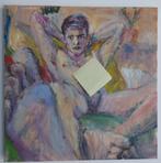 Belle peinture de nu masculin : je t'attends, Antiquités & Art, Enlèvement ou Envoi