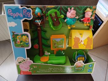 pegga pig speelset camperen in de natuur beschikbaar voor biedingen