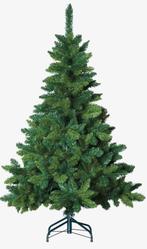 Kerstboom 1,5m, lampen en kerststal, Ophalen, Zo goed als nieuw