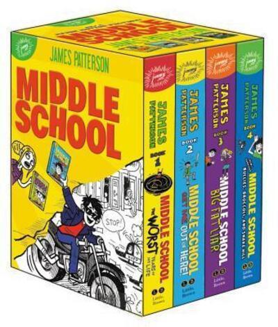Middle school, 1-4 box, hard back. James Patterson, Livres, Livres pour enfants | Jeunesse | 10 à 12 ans, Neuf, Fiction