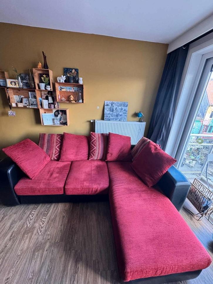 Zetel 3-zits, Huis en Inrichting, Zetels | Zetels, Gebruikt, Hoekbank, Driepersoons, 200 tot 250 cm, 75 tot 100 cm, Ophalen