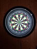 Dartsblok met surround en ledverlichting, Sport en Fitness, Ophalen, Gebruikt