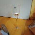 Glazen windlicht op voet, Huis en Inrichting, Woonaccessoires | Kandelaars en Kaarsen, Ophalen