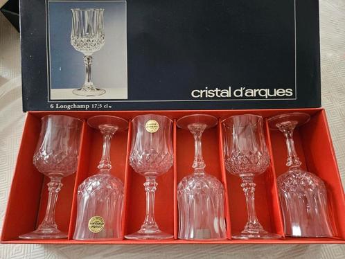 Glazen - Crystal d'Arques (1978) - Longchamps, Antiek en Kunst, Antiek | Bestek, Ophalen