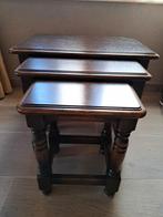 3 bijzet tafeltjes, Huis en Inrichting, Tafels | Bijzettafels, Ophalen