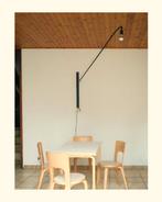 Lampe murale en métal noir XL (2m26 de long), Enlèvement ou Envoi, Comme neuf, Métal, Industrial midcentury vintage design