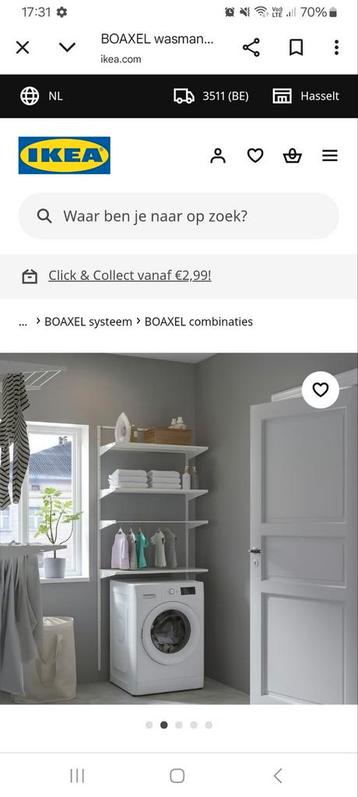 Ikea boaxel systeem wit beschikbaar voor biedingen