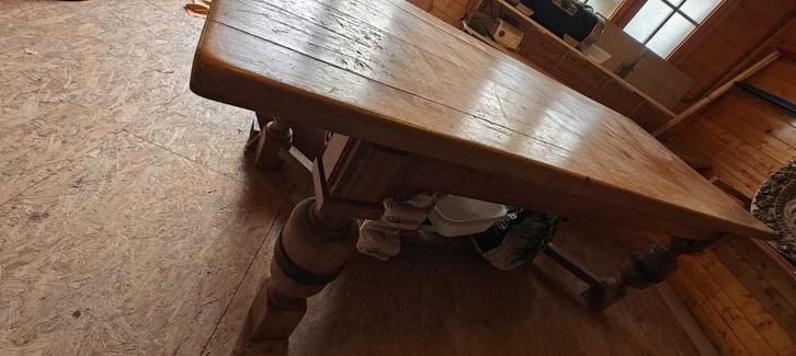 Table robuste, Maison & Meubles, Tables | Tables à manger, Utilisé, 50 à 100 cm, 200 cm ou plus, Cinq personnes ou plus, Rectangulaire