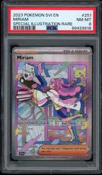 Miriam PSA 8 - 251/198 - Scarlet & Violet - Base 2023, Losse kaart, Zo goed als nieuw, Verzenden