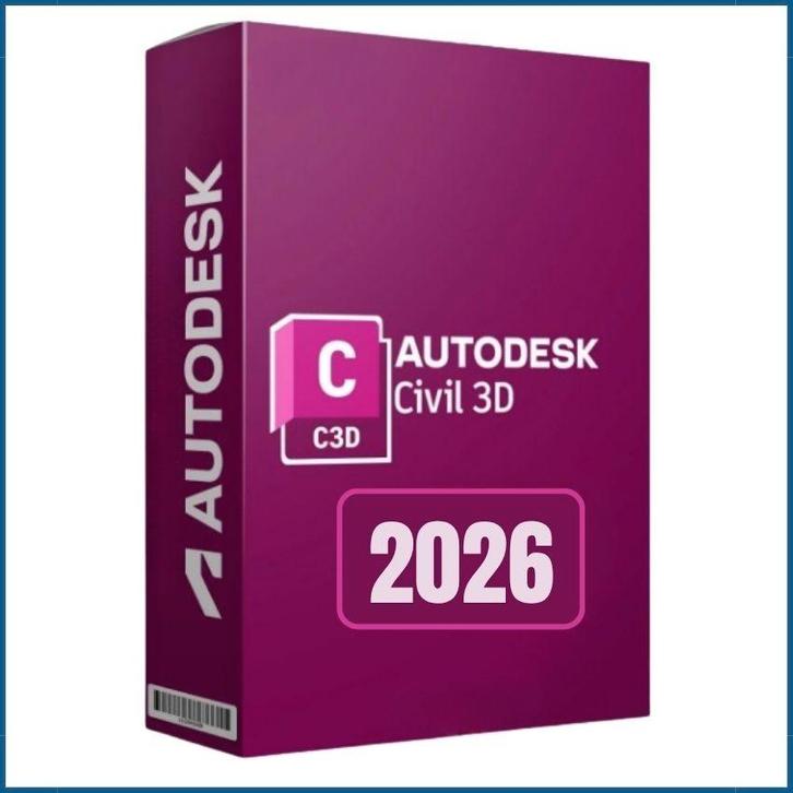 Autodesk Civil 3D 2026, Computers en Software, Ontwerp- en Bewerkingssoftware, Nieuw, Windows, Ophalen