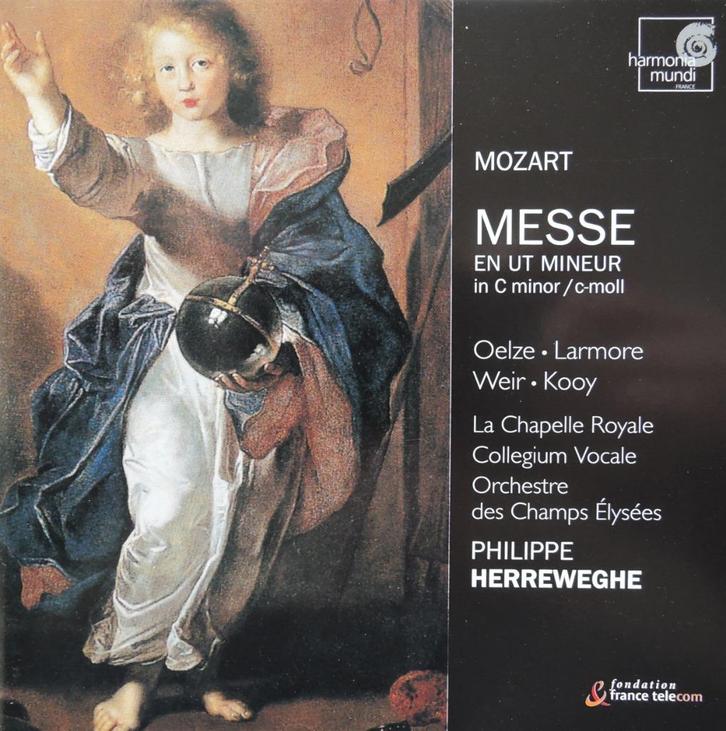 Meistermusik & C-moll-Messe K427 / Mozart - Herreweghe - DDD, Cd's en Dvd's, Cd's | Klassiek, Zo goed als nieuw, Orkest of Ballet