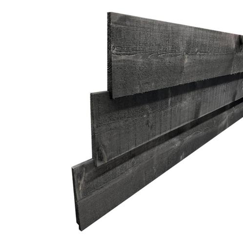 Zwart Zweeds Rabat | Vuren | Gevelbekleding | Potdeksel, Tuin en Terras, Palen, Balken en Planken, Nieuw, Planken, 250 cm of meer