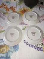 4 soucoupes Villeroy & Boch Cortina 2000 vaisselle blanche, Comme neuf, Enlèvement ou Envoi, Porcelaine, Assiettes(s)