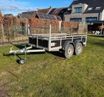Remorque à double essieu 2m60 x 1m30, Autos : Divers, Remorques, Enlèvement, Comme neuf