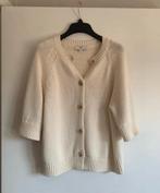 Ecru Cardigan 100% katoen - Jeff - maat 1, Ophalen of Verzenden, Zo goed als nieuw