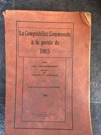 La comptabilité communale -  Dockendorff - 1927, Antiek en Kunst, Ophalen of Verzenden